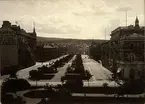 Sundsvall. Esplanaden mot söder från Sjögatan.