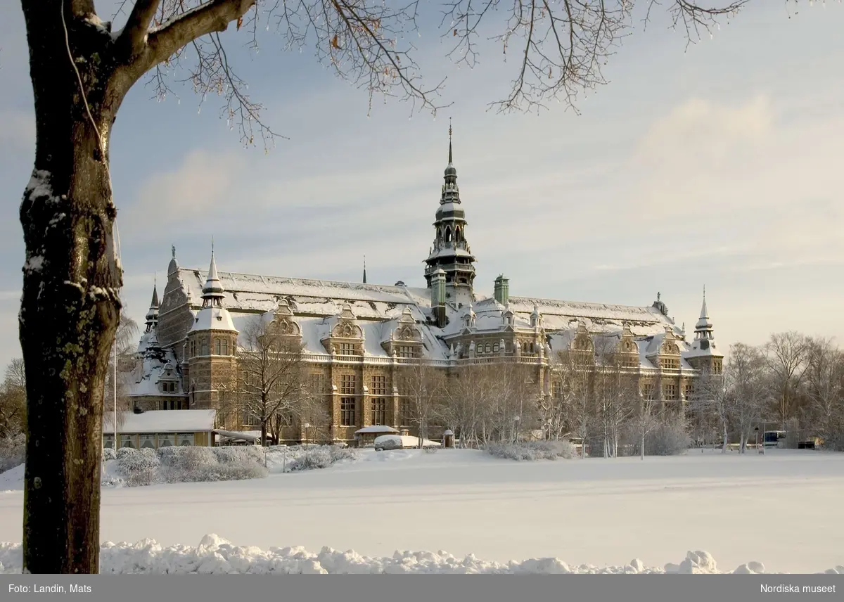 Nordiska museet, exteriör vinter 2004.