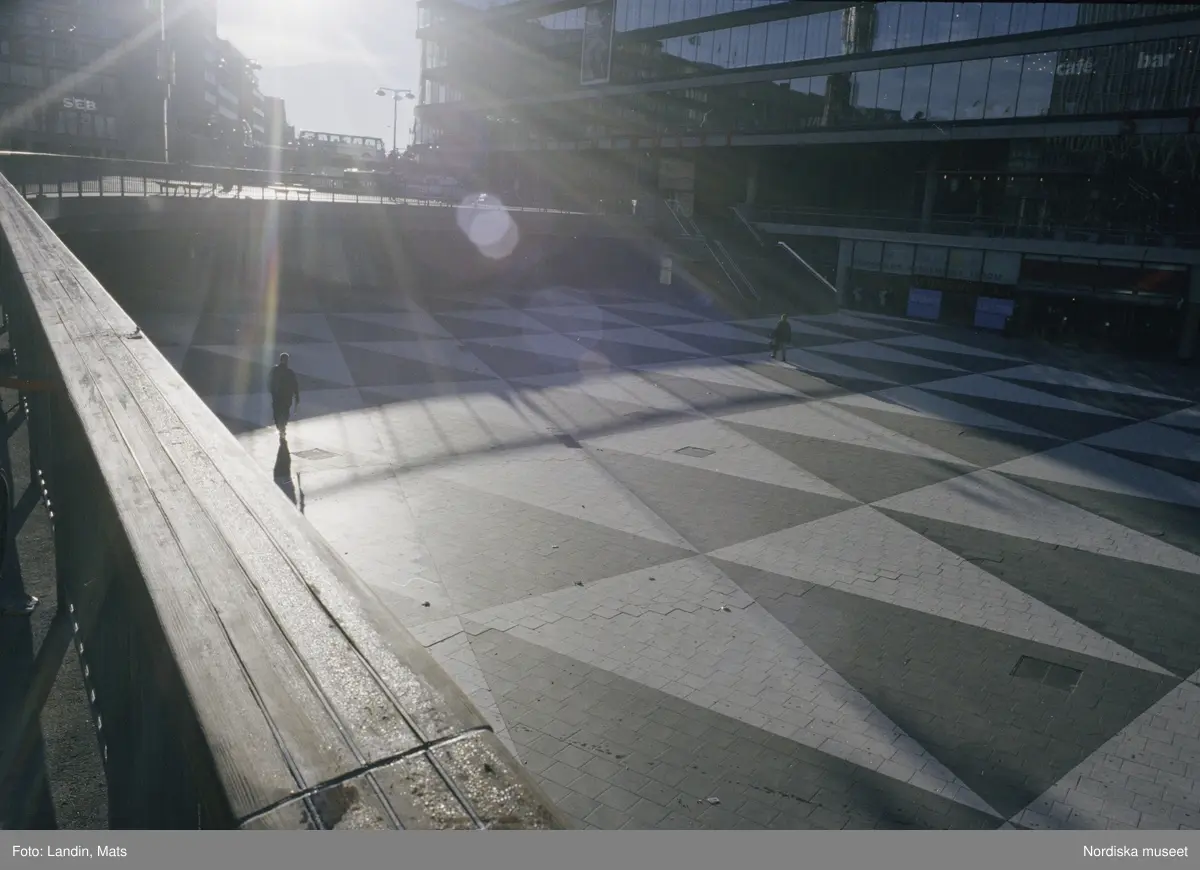 Sergelstorg," Plattan", T-centralen, Kulturhuset.