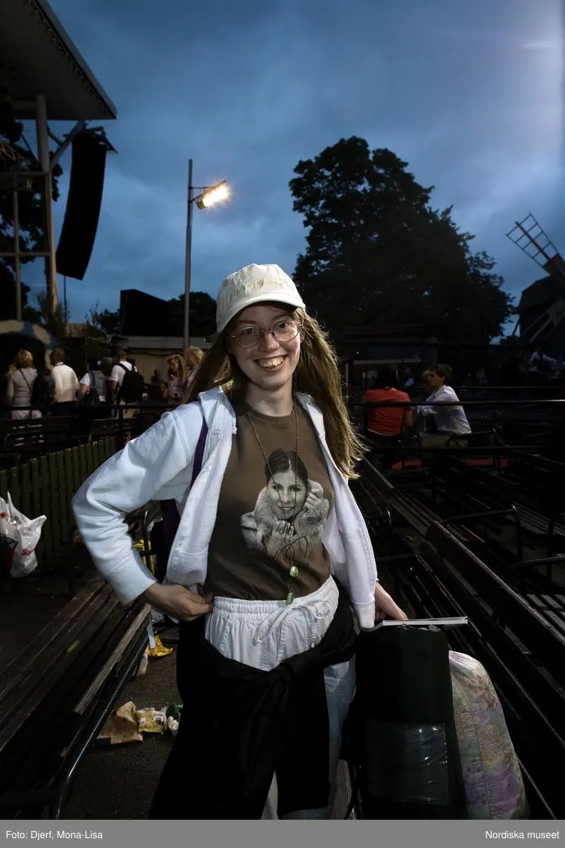 Allsång på Skansen 15 juli 2008. Publik.