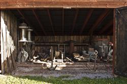 Dalälvarnas flottningsmuseum i Gysinge. Gapskjul.