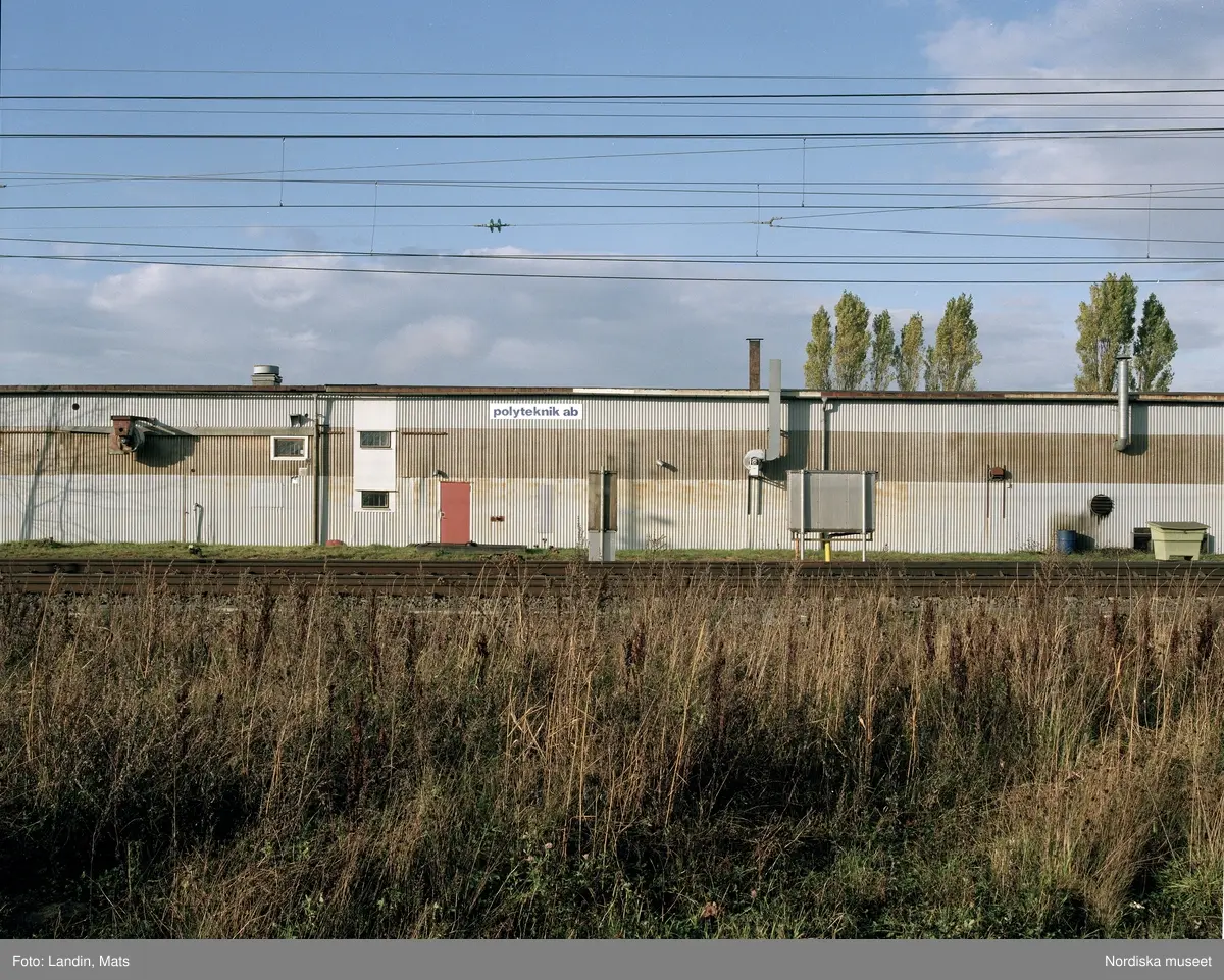 Töreboda,  industrispår, industri, Järnväg. år 2000