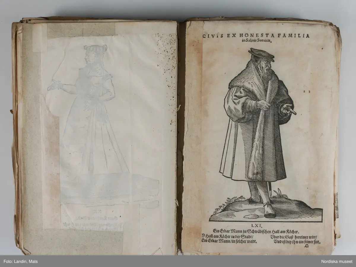 Bilder av och ur boken Trachtenbuch av Hans Weigel, tryckt 1577 i Nürnberg. Original i Nordiska museets bibliotek.

Habitvs Præcipvorvm Popvlorvm, Tam Virorvm Qvam fœminarum Singulari arte depicti.
Dräkt, dräktskick bilder från Europa, Afrika, Orienten och nya Amerika.