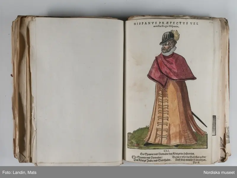 Bilder av och ur boken Trachtenbuch av Hans Weigel, tryckt 1577 i Nürnberg. Original i Nordiska museets bibliotek.

Habitvs Præcipvorvm Popvlorvm, Tam Virorvm Qvam fœminarum Singulari arte depicti.
Dräkt, dräktskick bilder från Europa, Afrika, Orienten och nya Amerika.