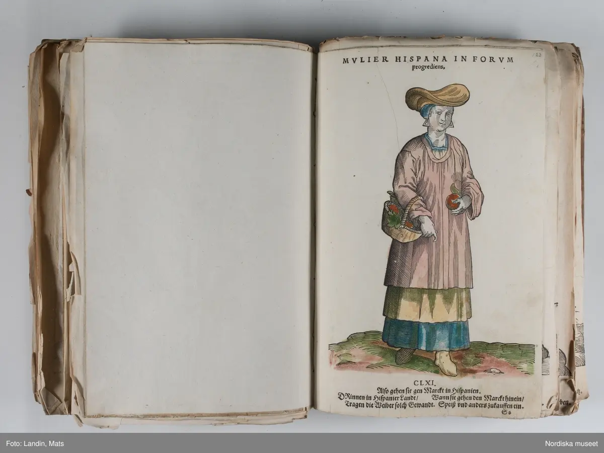 Bilder av och ur boken Trachtenbuch av Hans Weigel, tryckt 1577 i Nürnberg. Original i Nordiska museets bibliotek.

Habitvs Præcipvorvm Popvlorvm, Tam Virorvm Qvam fœminarum Singulari arte depicti.
Dräkt, dräktskick bilder från Europa, Afrika, Orienten och nya Amerika.