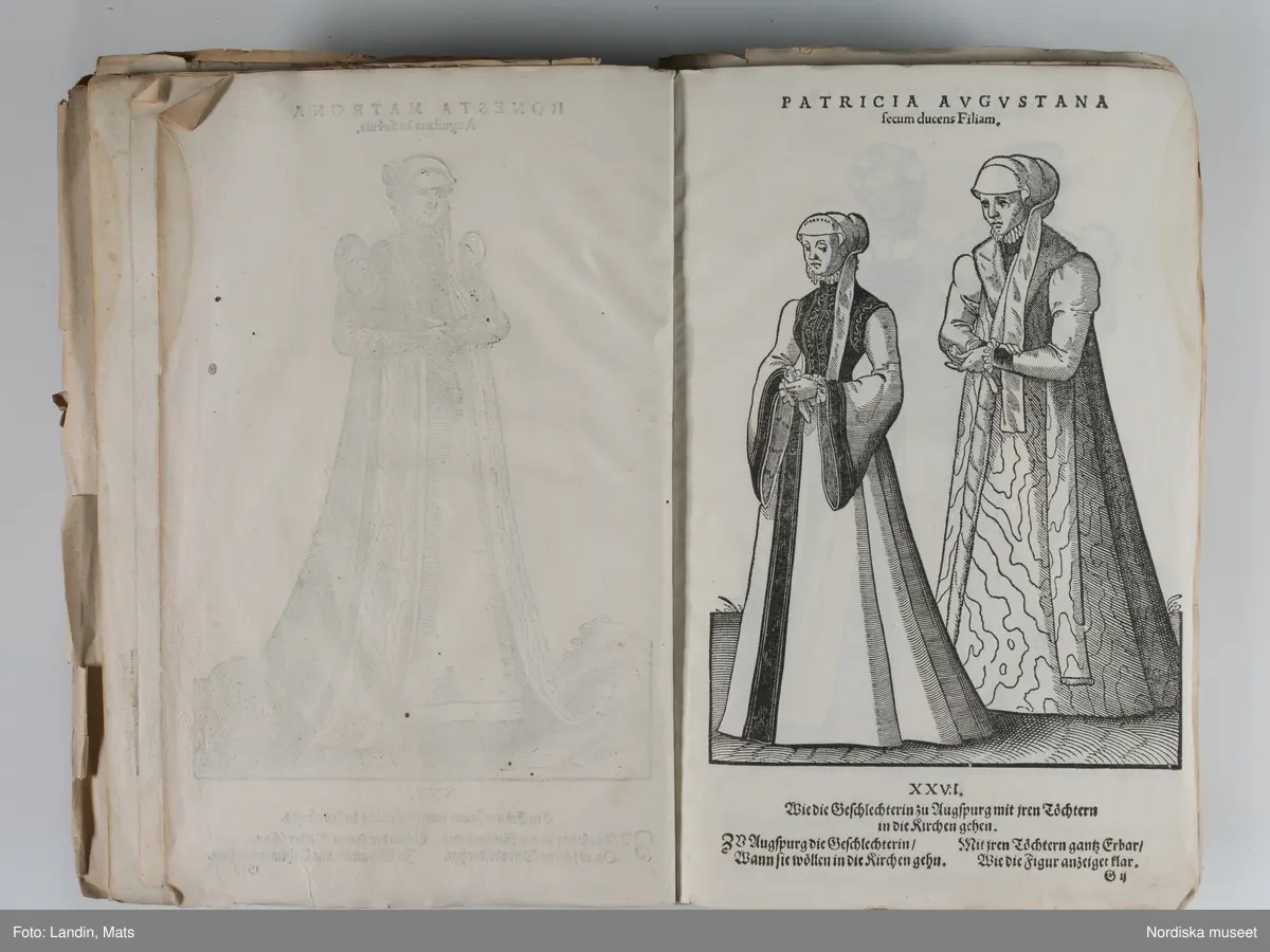Bilder av och ur boken Trachtenbuch av Hans Weigel, tryckt 1577 i Nürnberg. Original i Nordiska museets bibliotek.

Habitvs Præcipvorvm Popvlorvm, Tam Virorvm Qvam fœminarum Singulari arte depicti.
Dräkt, dräktskick bilder från Europa, Afrika, Orienten och nya Amerika.