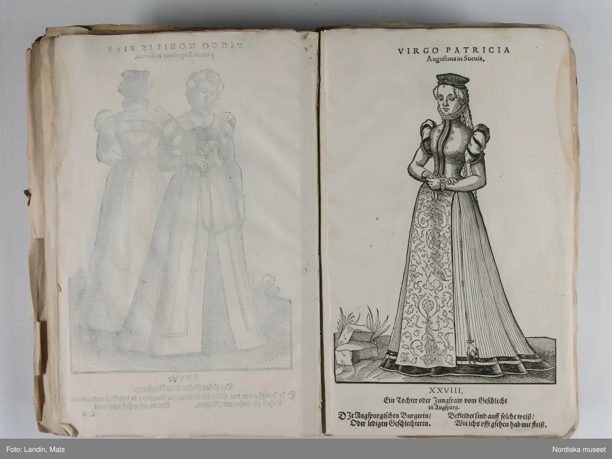 Bilder av och ur boken Trachtenbuch av Hans Weigel, tryckt 1577 i Nürnberg. Original i Nordiska museets bibliotek.

Habitvs Præcipvorvm Popvlorvm, Tam Virorvm Qvam fœminarum Singulari arte depicti.
Dräkt, dräktskick bilder från Europa, Afrika, Orienten och nya Amerika.