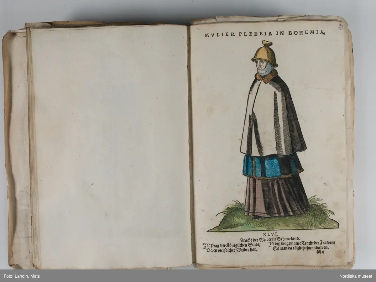 Bilder av och ur boken Trachtenbuch av Hans Weigel, tryckt 1577 i Nürnberg. Original i Nordiska museets bibliotek.

Habitvs Præcipvorvm Popvlorvm, Tam Virorvm Qvam fœminarum Singulari arte depicti.
Dräkt, dräktskick bilder från Europa, Afrika, Orienten och nya Amerika.