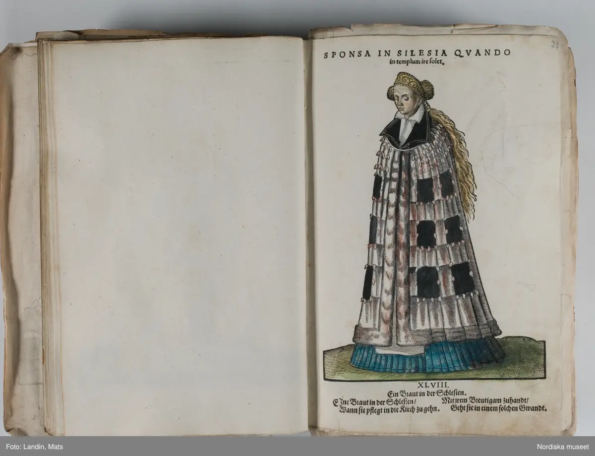 Bilder av och ur boken Trachtenbuch av Hans Weigel, tryckt 1577 i Nürnberg. Original i Nordiska museets bibliotek.

Habitvs Præcipvorvm Popvlorvm, Tam Virorvm Qvam fœminarum Singulari arte depicti.
Dräkt, dräktskick bilder från Europa, Afrika, Orienten och nya Amerika.