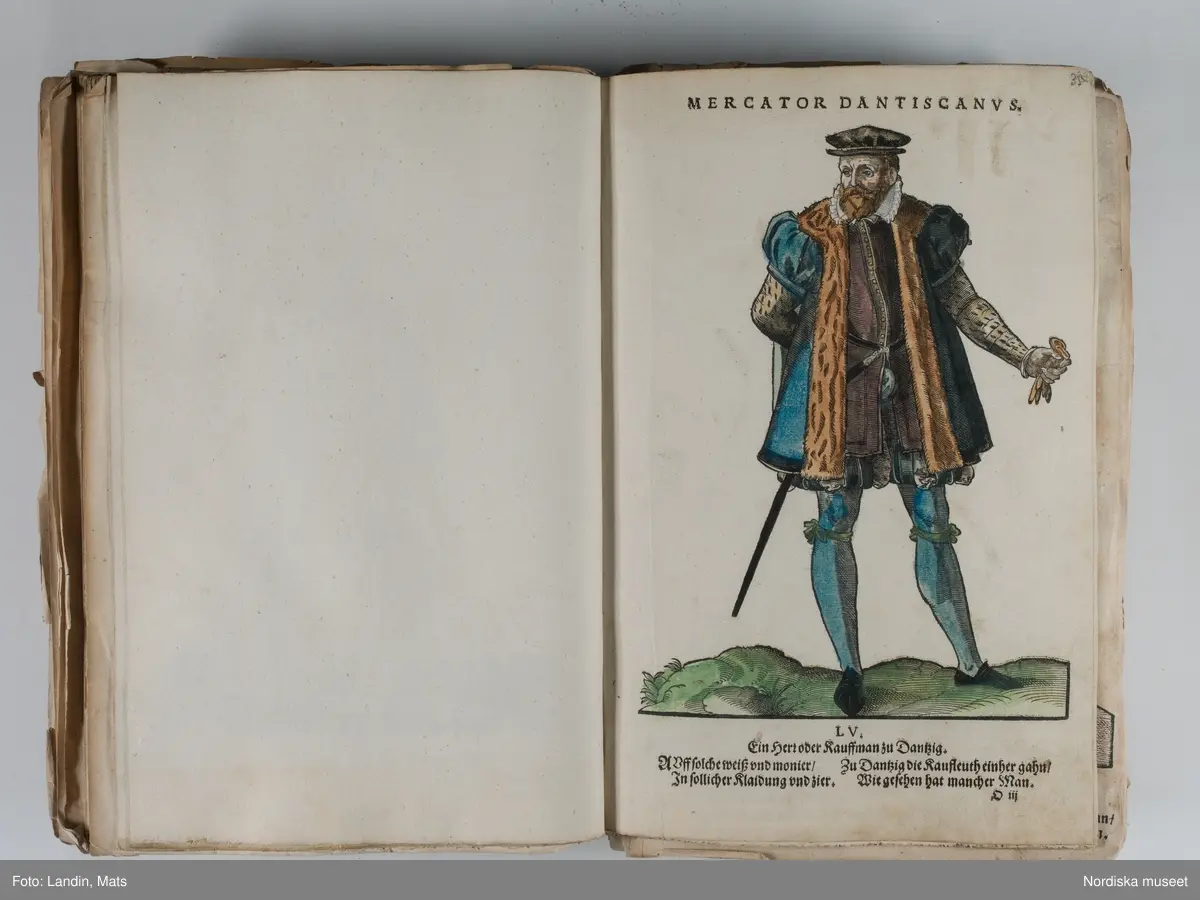 Bilder av och ur boken Trachtenbuch av Hans Weigel, tryckt 1577 i Nürnberg. Original i Nordiska museets bibliotek.

Habitvs Præcipvorvm Popvlorvm, Tam Virorvm Qvam fœminarum Singulari arte depicti.
Dräkt, dräktskick bilder från Europa, Afrika, Orienten och nya Amerika.
