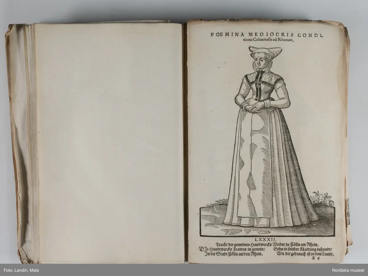 Bilder av och ur boken Trachtenbuch av Hans Weigel, tryckt 1577 i Nürnberg. Original i Nordiska museets bibliotek.

Habitvs Præcipvorvm Popvlorvm, Tam Virorvm Qvam fœminarum Singulari arte depicti.
Dräkt, dräktskick bilder från Europa, Afrika, Orienten och nya Amerika.