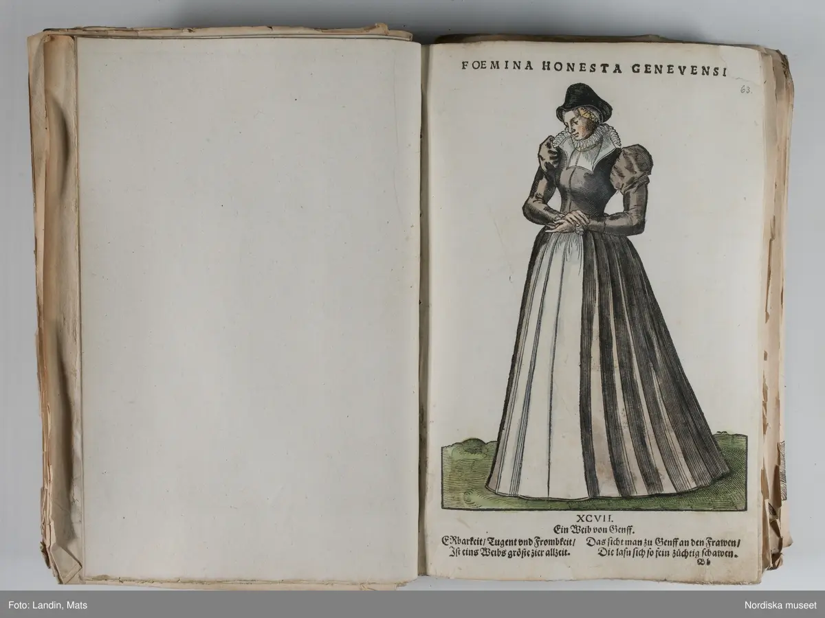 Bilder av och ur boken Trachtenbuch av Hans Weigel, tryckt 1577 i Nürnberg. Original i Nordiska museets bibliotek.

Habitvs Præcipvorvm Popvlorvm, Tam Virorvm Qvam fœminarum Singulari arte depicti.
Dräkt, dräktskick bilder från Europa, Afrika, Orienten och nya Amerika.
