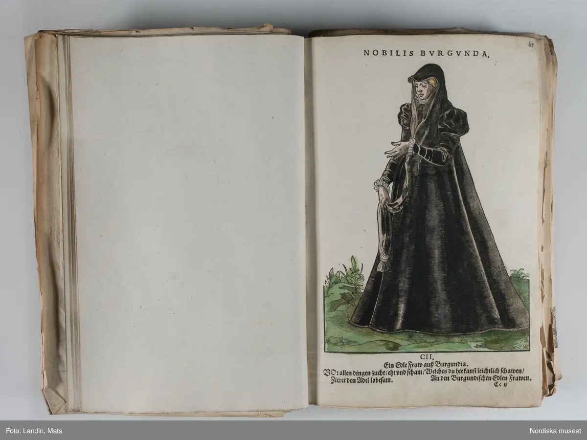 Bilder av och ur boken Trachtenbuch av Hans Weigel, tryckt 1577 i Nürnberg. Original i Nordiska museets bibliotek.

Habitvs Præcipvorvm Popvlorvm, Tam Virorvm Qvam fœminarum Singulari arte depicti.
Dräkt, dräktskick bilder från Europa, Afrika, Orienten och nya Amerika.