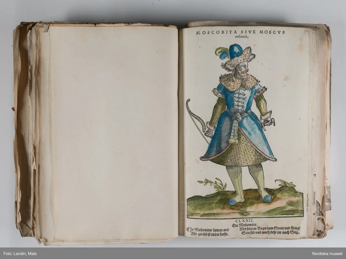 Bilder av och ur boken Trachtenbuch av Hans Weigel, tryckt 1577 i Nürnberg. Original i Nordiska museets bibliotek.

Habitvs Præcipvorvm Popvlorvm, Tam Virorvm Qvam fœminarum Singulari arte depicti.
Dräkt, dräktskick bilder från Europa, Afrika, Orienten och nya Amerika.