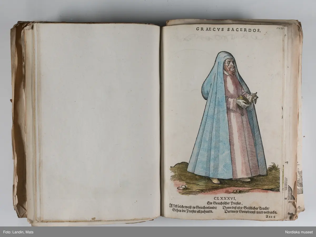 Bilder av och ur boken Trachtenbuch av Hans Weigel, tryckt 1577 i Nürnberg. Original i Nordiska museets bibliotek.

Habitvs Præcipvorvm Popvlorvm, Tam Virorvm Qvam fœminarum Singulari arte depicti.
Dräkt, dräktskick bilder från Europa, Afrika, Orienten och nya Amerika.
