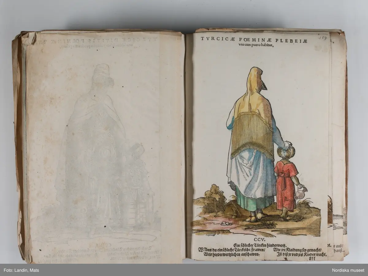 Bilder av och ur boken Trachtenbuch av Hans Weigel, tryckt 1577 i Nürnberg. Original i Nordiska museets bibliotek.

Habitvs Præcipvorvm Popvlorvm, Tam Virorvm Qvam fœminarum Singulari arte depicti.
Dräkt, dräktskick bilder från Europa, Afrika, Orienten och nya Amerika.