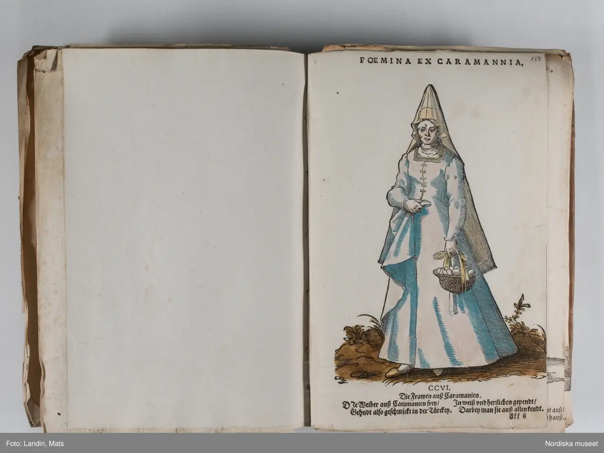 Bilder av och ur boken Trachtenbuch av Hans Weigel, tryckt 1577 i Nürnberg. Original i Nordiska museets bibliotek.

Habitvs Præcipvorvm Popvlorvm, Tam Virorvm Qvam fœminarum Singulari arte depicti.
Dräkt, dräktskick bilder från Europa, Afrika, Orienten och nya Amerika.