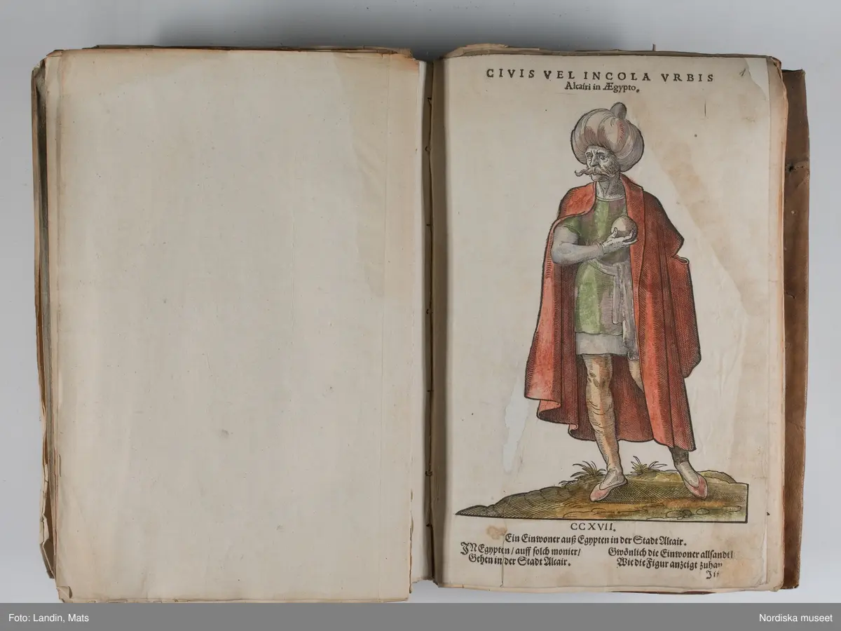 Bilder av och ur boken Trachtenbuch av Hans Weigel, tryckt 1577 i Nürnberg. Original i Nordiska museets bibliotek.

Habitvs Præcipvorvm Popvlorvm, Tam Virorvm Qvam fœminarum Singulari arte depicti.
Dräkt, dräktskick bilder från Europa, Afrika, Orienten och nya Amerika.