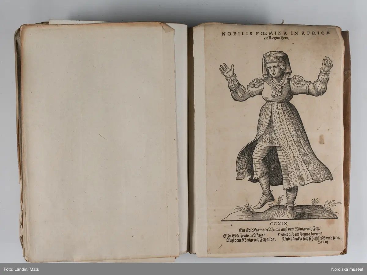 Bilder av och ur boken Trachtenbuch av Hans Weigel, tryckt 1577 i Nürnberg. Original i Nordiska museets bibliotek.

Habitvs Præcipvorvm Popvlorvm, Tam Virorvm Qvam fœminarum Singulari arte depicti.
Dräkt, dräktskick bilder från Europa, Afrika, Orienten och nya Amerika.