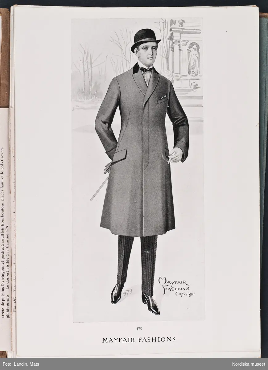 Herrmode, katalog Mayfair Fashions sommaren 1921.