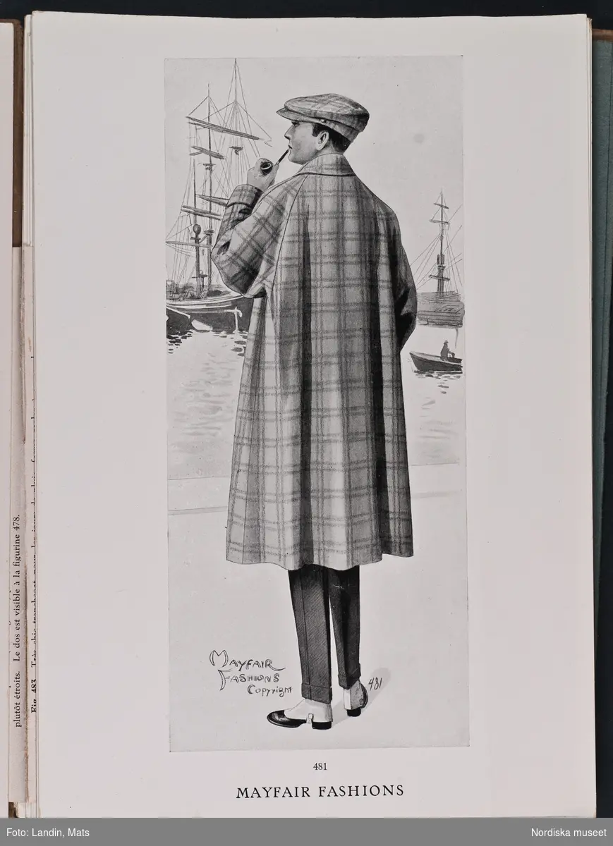 Herrmode, katalog Mayfair Fashions sommaren 1921.