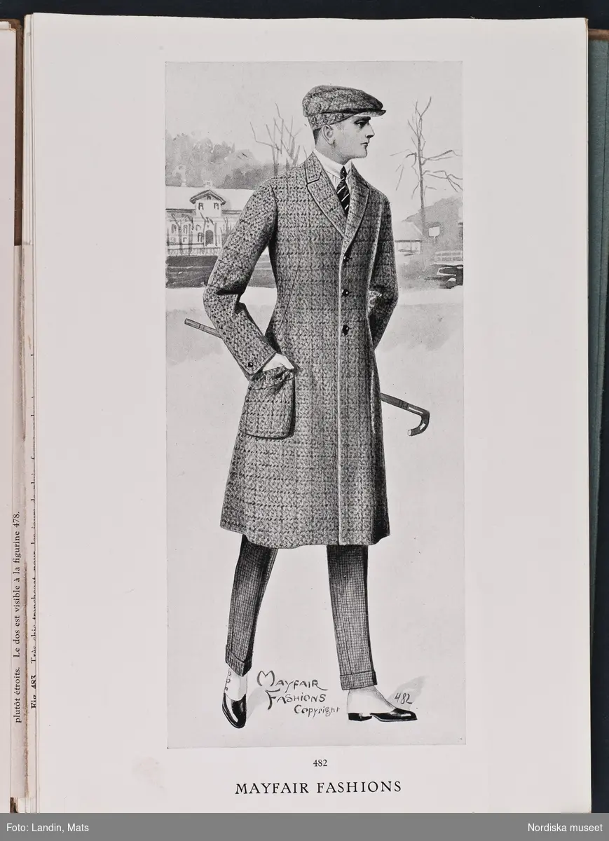 Herrmode, katalog Mayfair Fashions sommaren 1921.