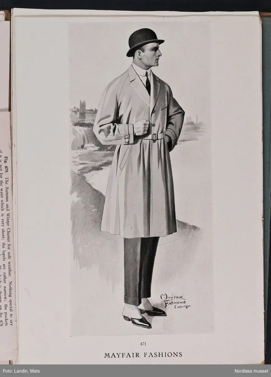 Herrmode, katalog Mayfair Fashions sommaren 1921.