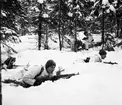 Fallskärmsjägarskolan i Karlsborg 1956.Vinterkrigare.