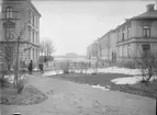 Österplan i stadsdelen Kvarngärdet, Uppsala 1901 - 1902