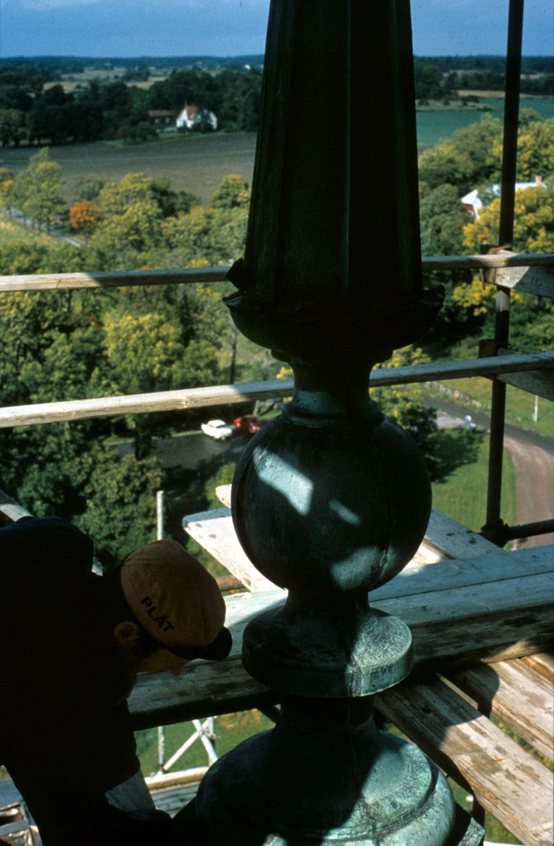 Restaurering Wiks slott, Vik, Balingsta socken, Uppland 1979