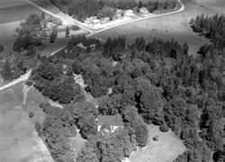 Flygfoto över Fröslunda kyrka, Fröslunda socken, Uppland 195