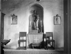 Interiör i Fröslunda kyrka, Fröslunda socken, Uppland