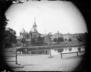 Restaurang Flustret vid Svandammen, Uppsala, sannolikt 1870-tal