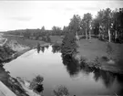 Björklingeån, Björklinge socken, Uppland september 1922