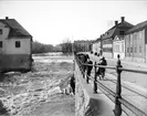 Östra Ågatan, Fyrisån och Akademikvarnen, Uppsala år 1900