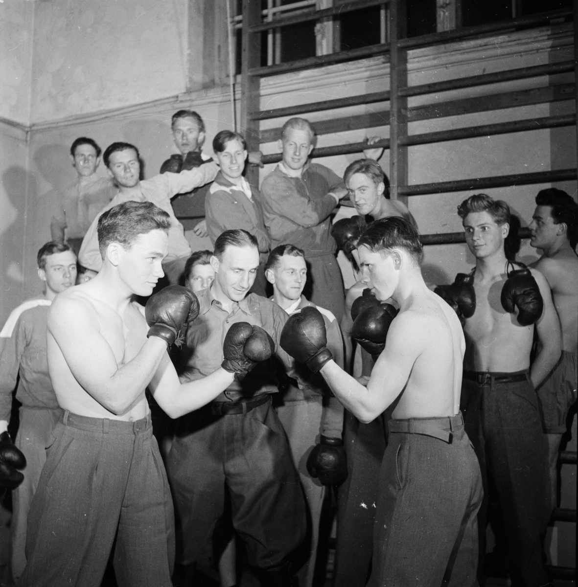Fritidsundervisning, Upplands regemente I 8, Uppsala, 1952