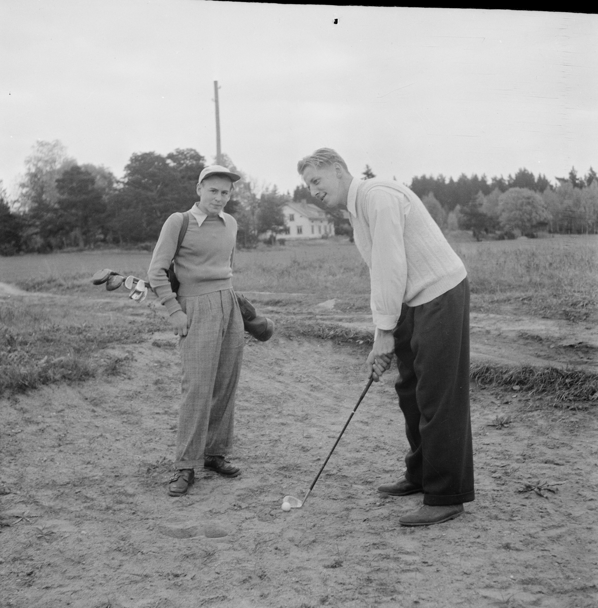 Golf, Uppsala-Västerås, Uppsala oktober 1951