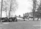 Fallskärmsjägarskolan i Karlsborg 1955.