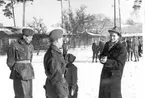 Fallskärmsjägarskolan i Karlsborg 1950-tal.Inryckning.