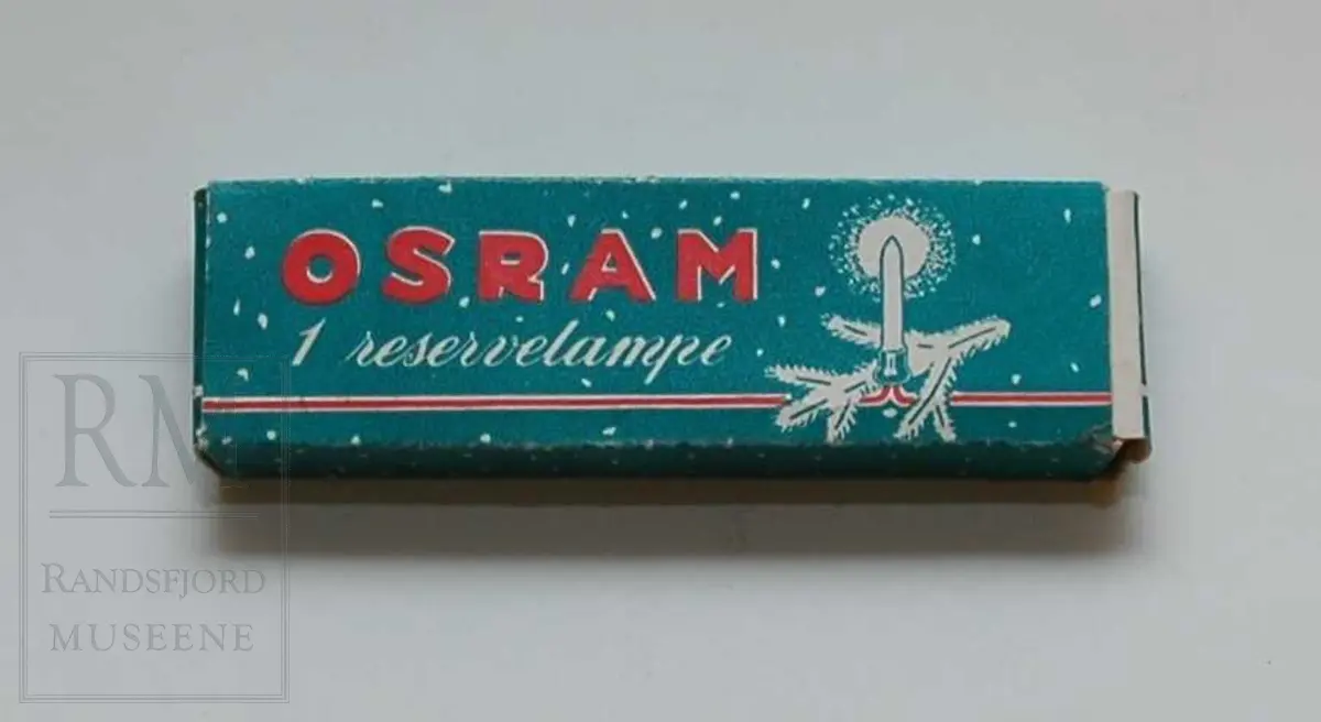 Eske til juletrelys, mrk. OSRAM