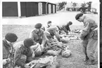 Fallskärmsjägarskolan i Karlsborg 1954.