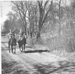 Ridkurs 12/10 1954-13/5 1955 Strömsholm.Stallmästare Wikne och löjtnant Burman.Deltagare från Livregementets husarer, K3:Fänrik Westergren, överfurir Fridolfsson och sergeant Ewert Olausson.Förteckning över övriga deltagare finns i albumet.Chef för ridskolan:Överstelöjtnant Gustav Nyblaeus.Förteckning över övriga lärare finns i albumet.Albumet är en donation från Ewert Olausson.