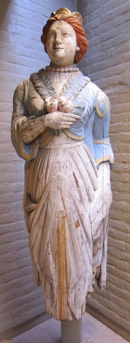 Gallionsfigur fra skipet Queen Victoria. Figuren skal sannsynligvis forestille Dronning Victioria av Storbritannia.