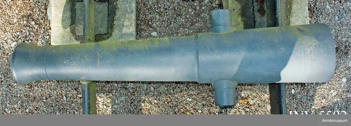 1830-tal, Wahrendorffs försöksmodell.
Tappens d: 120 mm, inga märken eller stämplar.