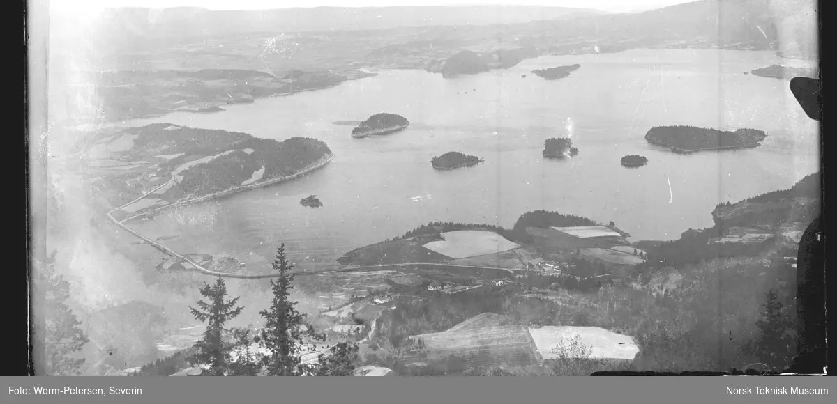 Ringerike sett fra Kongens utsikt ved Sundvolden