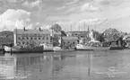 Västra kajen i Grundsund 1955