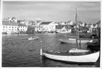 Hamnen i Grundsund 1955