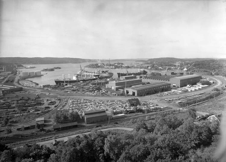 Vy mot Kasenområdet från Brattåsberget med Fosfaten i bakgrunden.