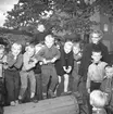 Lekplats på Tallvägen, Uddevalla 1957