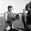 Inför fotbolls-VM på Rimnersvallen, Uddevalla i juni 1958